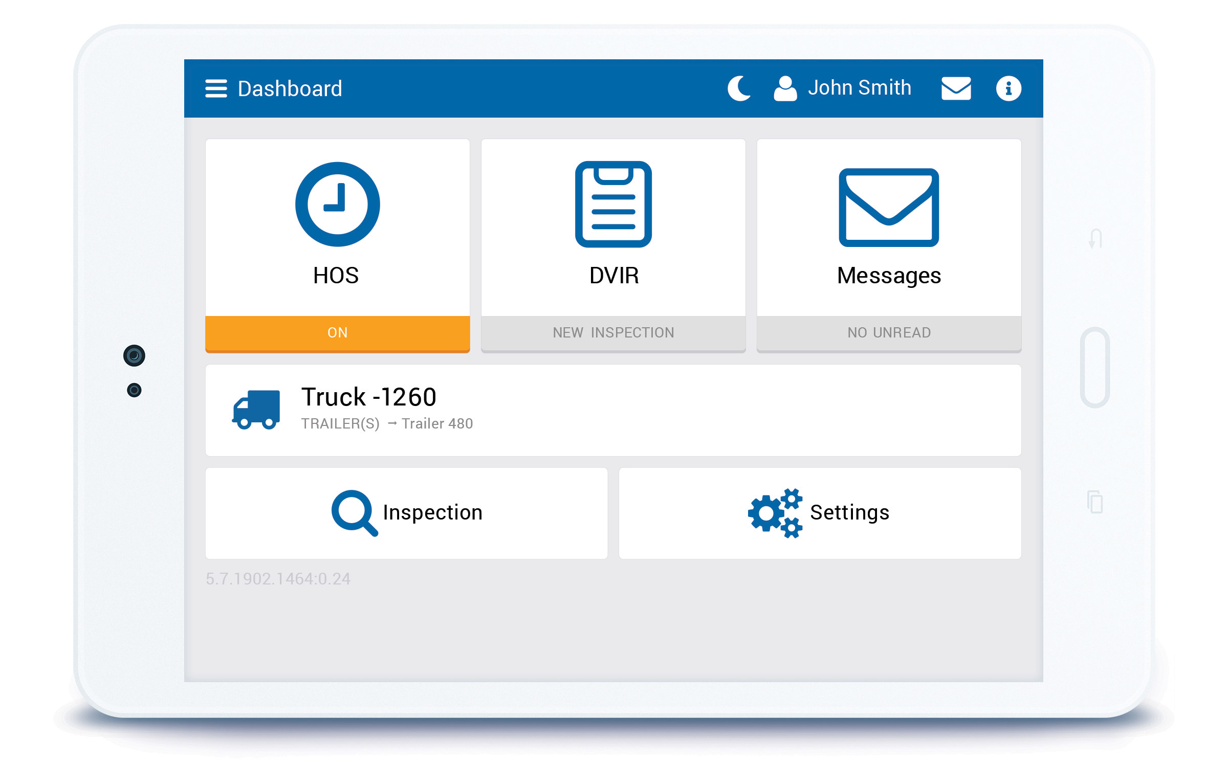 Geotab Drive dashboard